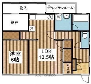 グリーンパレス【1階】の間取り