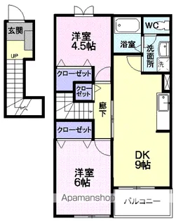エクセレントヴィラ A【122号室】の間取り