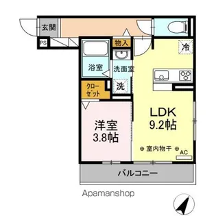 サンモール【3階】の間取り