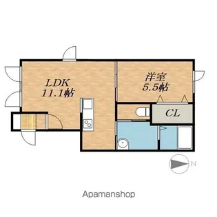 ユーフォリアⅡ【2階】の間取り