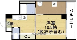 P−COURT海老江【4階】の間取り