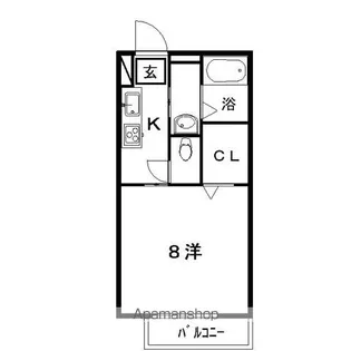 IVYCOURT【1階】の間取り