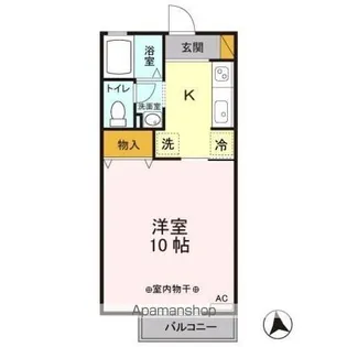 リビングタウン広丘 AB【2階】の間取り