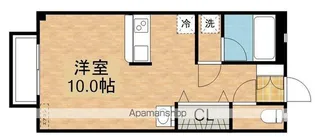 フラワーハイツ【1階】の間取り