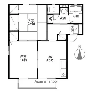 カーサ・グランツD【2階】の間取り