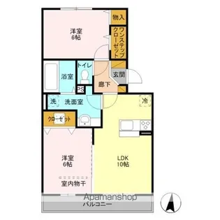 レスポワール A【1階】の間取り
