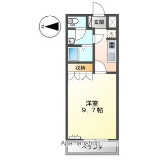 イーストリバー【1階】の間取り