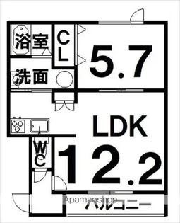 KRELL(クレル)【1階】の間取り