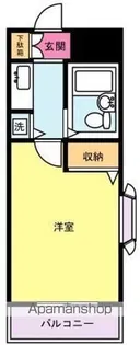 クレッセント川崎【4階】の間取り
