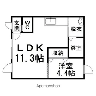 スィートデイズ【2階】の間取り