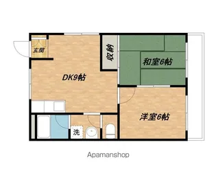 ファミーユKEN【205号室】の間取り