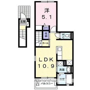 セレーノひばり【2階】の間取り