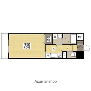 ラフィネ十日市【8階】の間取り