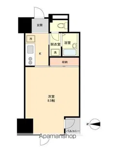 イーストン榴岡【306号室】の間取り