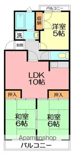 サンパレス湘南Ⅲ【4階】の間取り