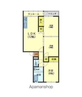新庄マンション【4階】の間取り