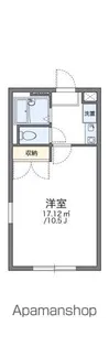 レオパレスシャルマン【104号室】の間取り