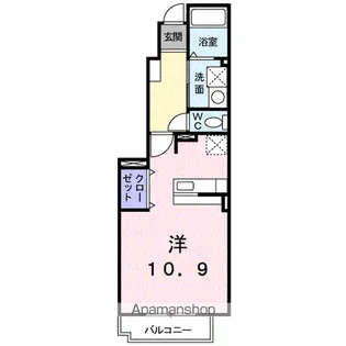 香川県丸亀市三条町【アパート】の間取り