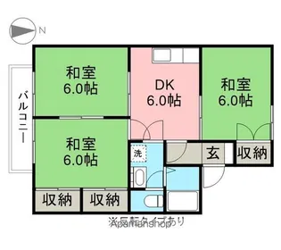 高成マンションC【201号室】の間取り