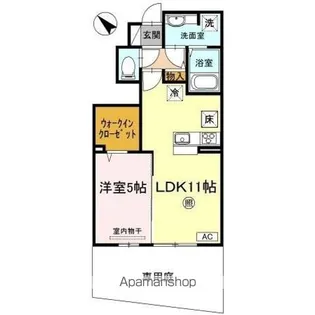 コーポ レーヴ【1階】の間取り
