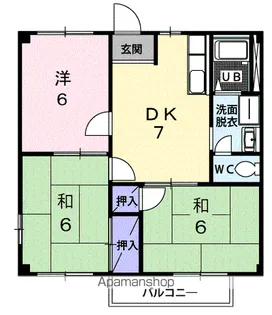 モラールB【2階】の間取り