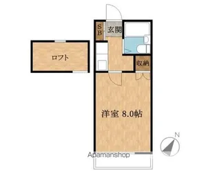 リヴ島村【203号室】の間取り