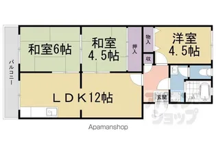 レジデンスYK【202号室】の間取り