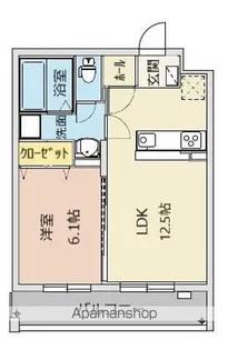 GRAND CINQ(グランサンク)【3階】の間取り