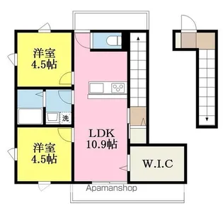 ACTY祇園【2階】の間取り