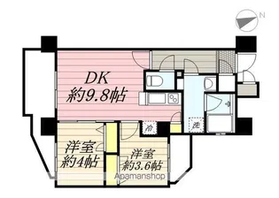 エフパルク大橋【5階】の間取り
