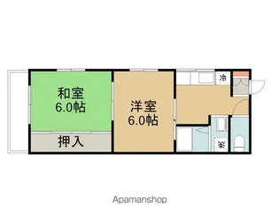 メゾン敏【3階】の間取り