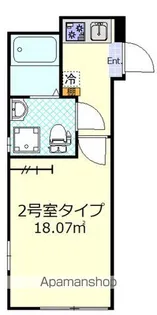 グランシャリオ池袋【2階】の間取り