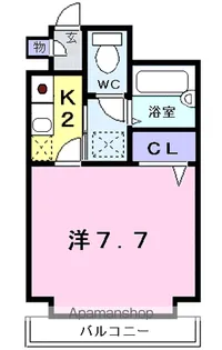 マイルストーン立町【2階】の間取り