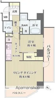 IBIS市ヶ谷【2階】の間取り