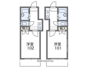 ロイヤル迫戸町【1階】の間取り