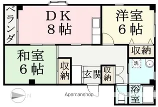 エクレール ソレイユ【101号室】の間取り