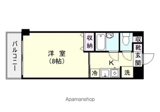 リードIN荒田【6階】の間取り