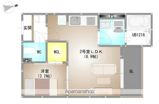 REGALEST 新保【3階】の間取り