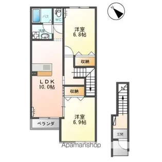 CHARME MAY (シャルム メイ)【2階】の間取り