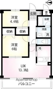 スターフラッツ【108号室】の間取り