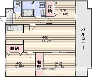 スカール青江Ⅰ【1階】の間取り