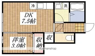 メルベーユ【1階】の間取り