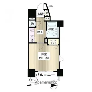 レジディア新中野【11階】の間取り