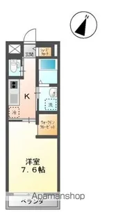 ポポラス西下台【2階】の間取り