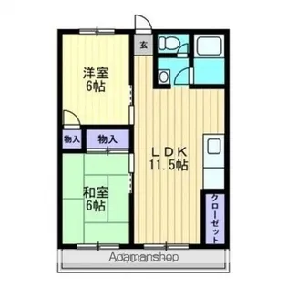 RAPPORT DEUX ラポール ドゥ【4階】の間取り