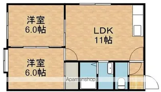 グランドパレス真栄【103号室号室】の間取り