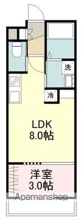 プランド東照宮【2階】の間取り