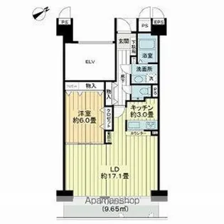 ロイヤルパレス台原森林公園梢の森【13階】の間取り