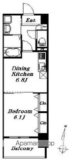 ライツ福助【10階】の間取り