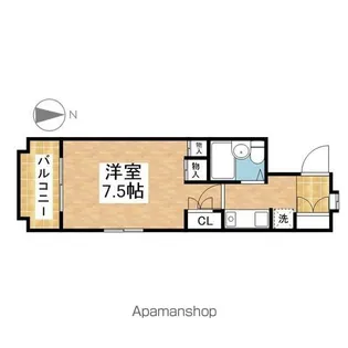 タマキビルPARTⅡ【1H号室】の間取り